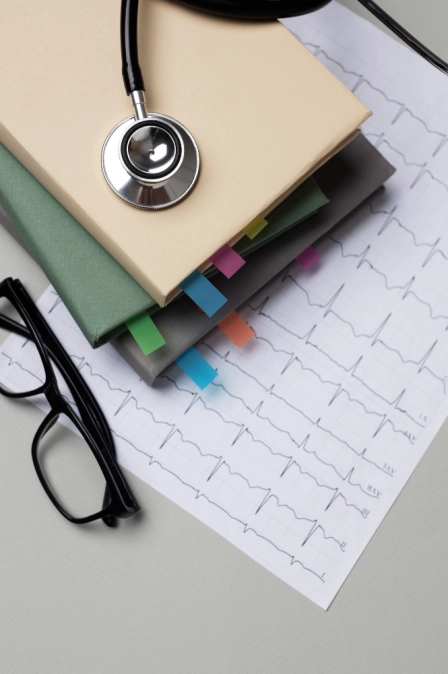 Kardiolog przyjmuje w klinice