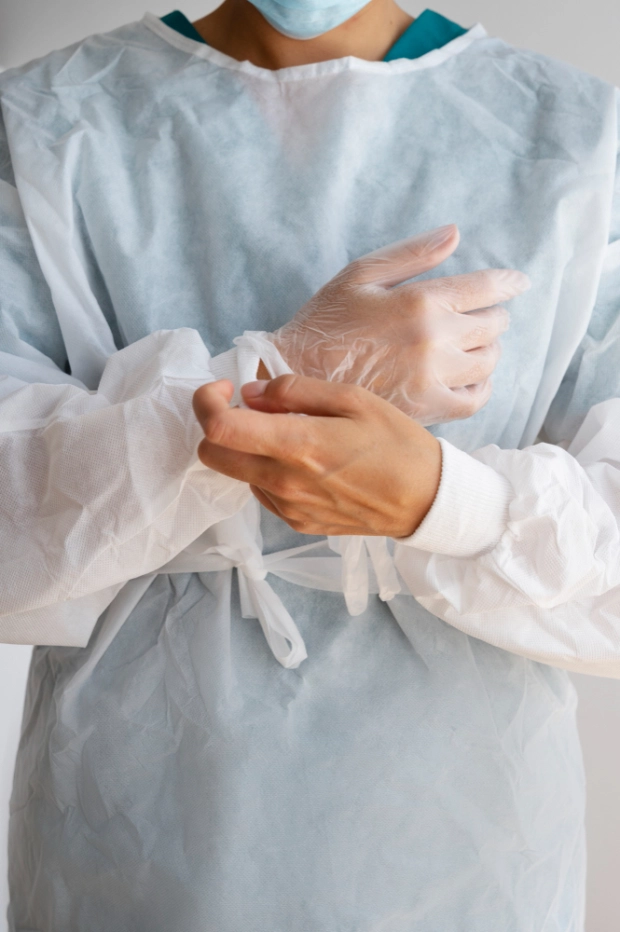 chirurg prowadzi przyjęcia w prywatnej klinice