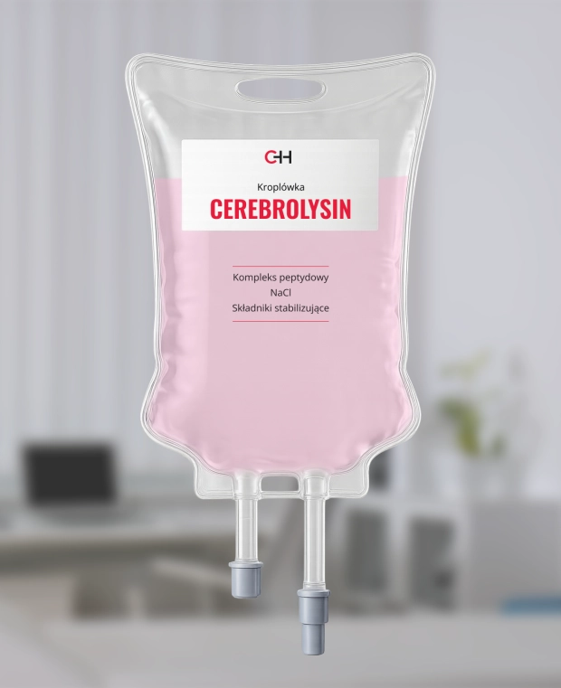 Zdjęcie kroplówki z preparatem Cerebrolysin